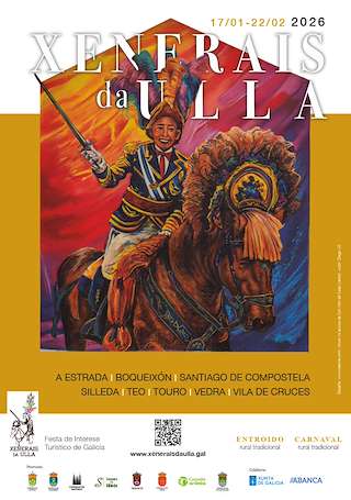 Fechas, información, programa, cartel, imágenes, mapa y ubicación de Carnaval - Os Xenerais da Ulla (2026) en Teo