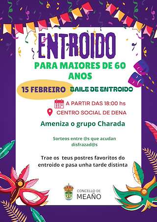 Fechas, información, programa, cartel, imágenes, mapa y ubicación de Carnaval para Mayores (2026) en Meaño