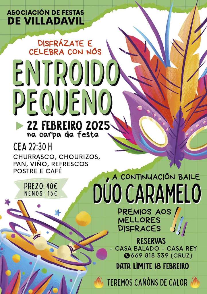 Carnaval Pequeño de Villadavil en Arzúa