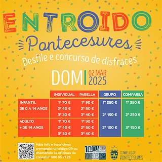 Fechas, información, programa, cartel, imágenes, mapa y ubicación de Carnaval (2026) en Pontecesures