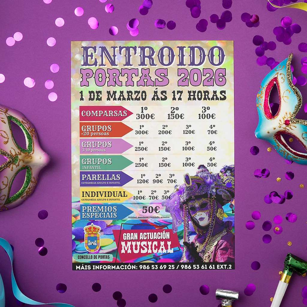 Carnaval (2026) en Portas