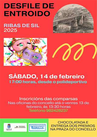 Fechas, información, programa, cartel, imágenes, mapa y ubicación de Carnaval (2026) en Ribas de Sil