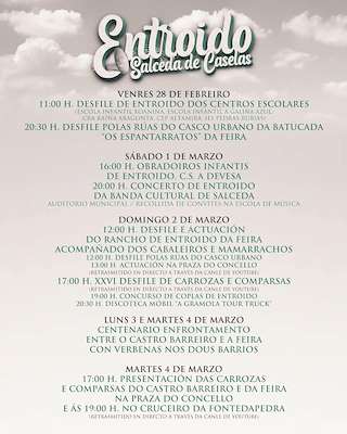 Fechas, información, programa, cartel, imágenes, mapa y ubicación de Carnaval  en  Salceda de Caselas