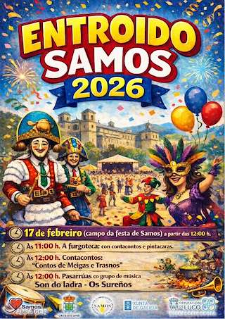 Fechas, información, programa, cartel, imágenes, mapa y ubicación de Carnaval  en  Samos