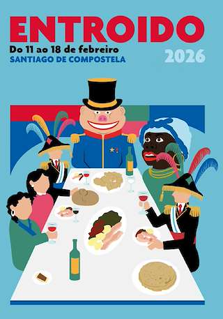 Fechas, información, programa, cartel, imágenes, mapa y ubicación de Carnaval (2026) en Santiago de Compostela