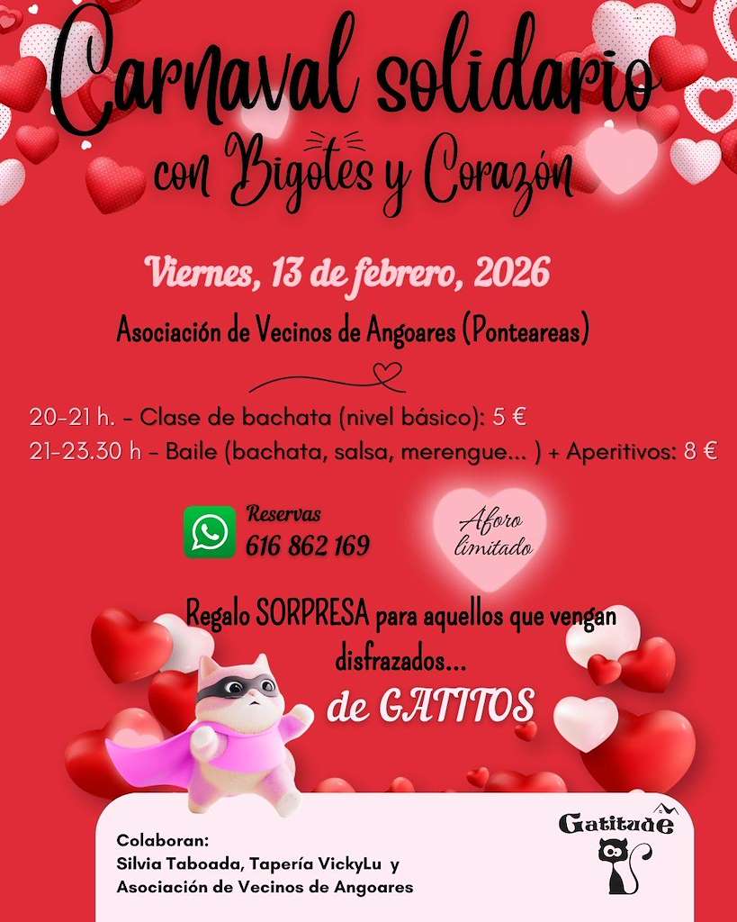 Carnaval Solidario de Angoares (2026) en Ponteareas