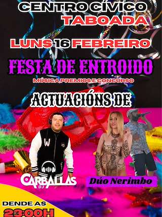 Fechas, información, programa, cartel, imágenes, mapa y ubicación de Carnaval  en  Taboada