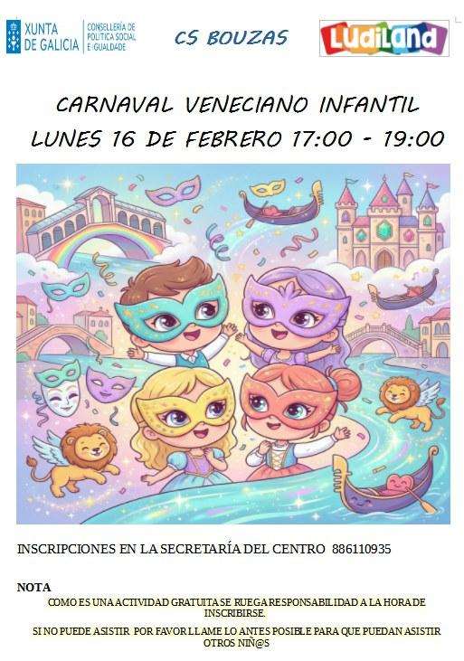 Carnaval Veneciano Infantil del CS Bouza en Vigo