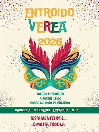 Fechas, información, programa, cartel, imágenes, mapa y ubicación de Carnaval (2026) en Verea