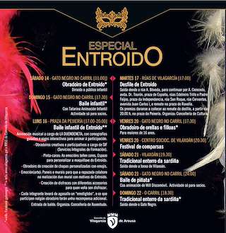 Fechas, información, programa, cartel, imágenes, mapa y ubicación de Carnaval (2026) en Vilagarcía de Arousa