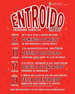 Fechas, información, programa, cartel, imágenes, mapa y ubicación de Carnaval (2026) en Vilalba