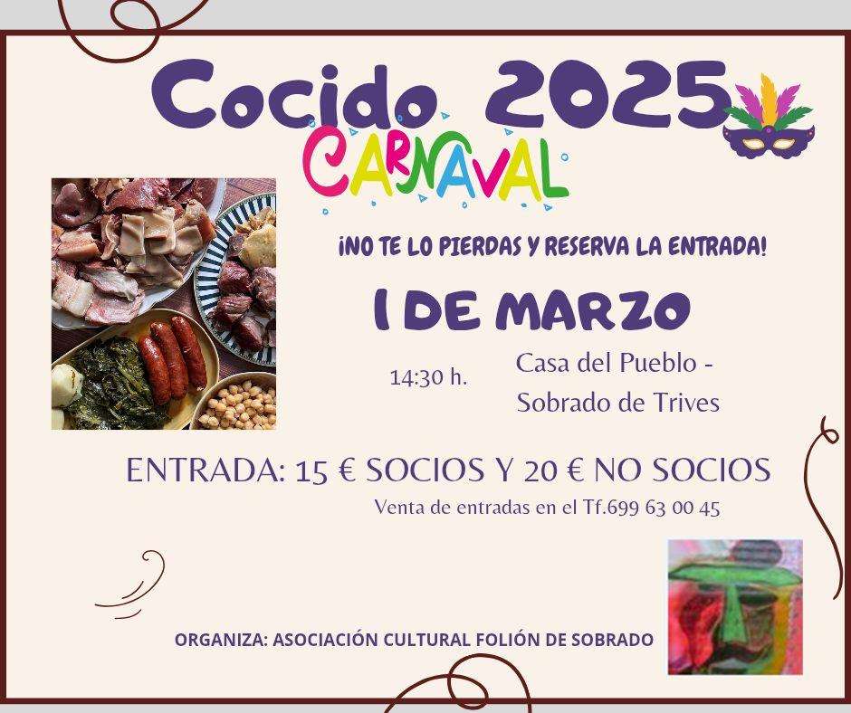 Carnaval y Cocido de Sobrado  en A Pobra de Trives