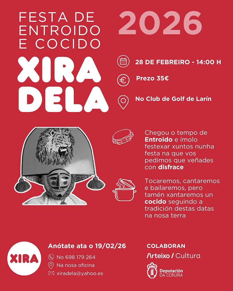 Carnaval y Cocido de Xiradela (2026) en Arteixo