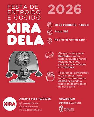Fechas, información, programa, cartel, imágenes, mapa y ubicación de Carnaval y Cocido de Xiradela (2026)  en  Arteixo