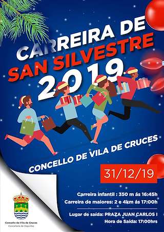 Carreira Nocturna de San Silvestre en Vila de Cruces