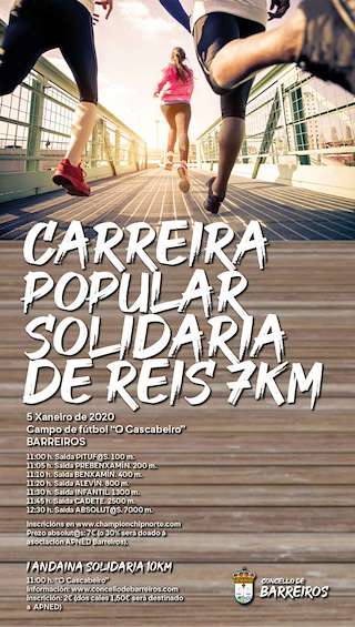 Carrera Popular Solidaria de Reyes en Barreiros