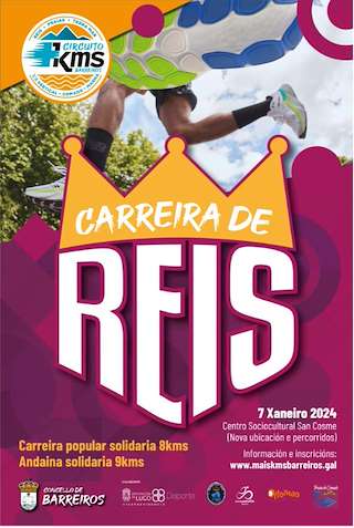 Carrera Popular Solidaria de Reyes en Barreiros
