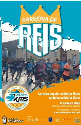 Carrera Popular Solidaria de Reyes en Barreiros