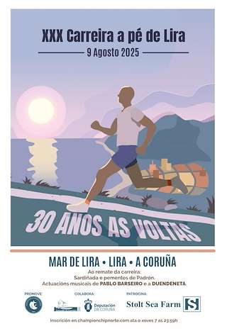 Fechas, información, programa, cartel, imágenes, mapa y ubicación de XXX Carreira a Pé – Lira  en  Carnota