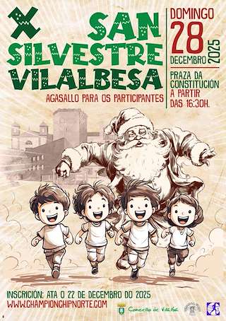 Fechas, información, programa, cartel, imágenes, mapa y ubicación de X Carreira - Andaina San Silvestre (2025) en Vilalba