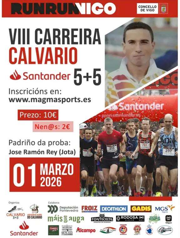 VIII Carreira Calvario 5+5 en Vigo