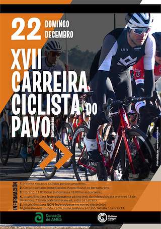 Fechas, información, programa, cartel, imágenes, mapa y ubicación de XVII Carreira Ciclista do Pavo  en  Ames