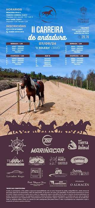Fechas, información, programa, cartel, imágenes, mapa y ubicación de II Carreira de Andadura  en  Cervo