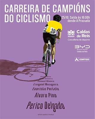 Fechas, información, programa, cartel, imágenes, mapa y ubicación de Carreira de Campións do Ciclismo  (2025)  en  Caldas de Reis