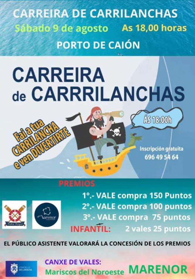 Carreira de Carrilanchas de Caión en A Laracha
