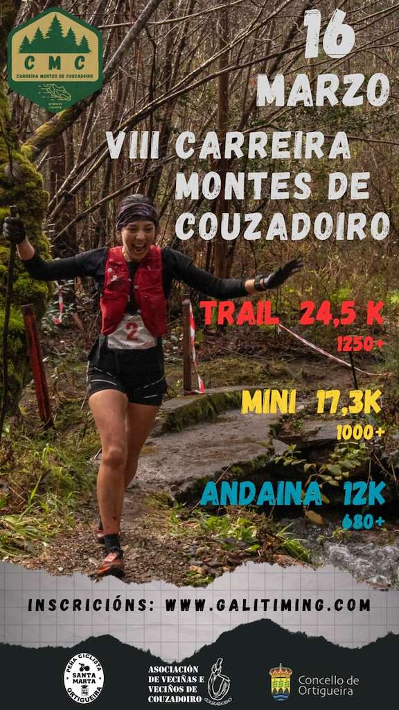 VIII Carreira de Montaña e Andaina Montes de Couzadoiro en Ortigueira