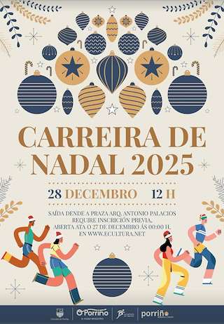 Fechas, información, programa, cartel, imágenes, mapa y ubicación de Carrera de Navidad (2025) en O Porriño
