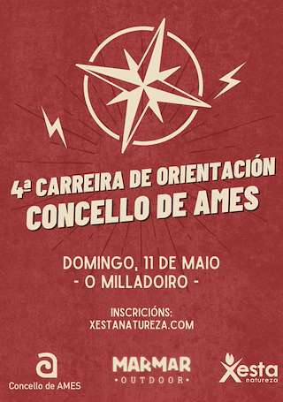 Fechas, información, programa, cartel, imágenes, mapa y ubicación de IV Carreira de Orientación  en  Ames