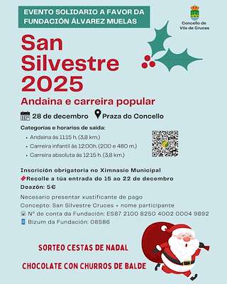 Fechas, información, programa, cartel, imágenes, mapa y ubicación de Carreira de San Silvestre (2025) en Vila de Cruces
