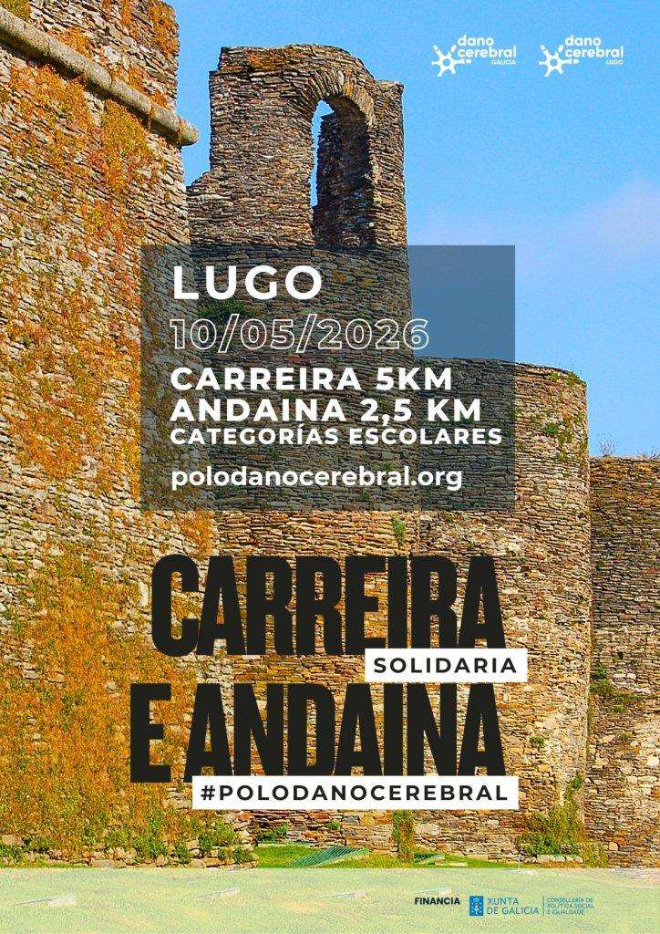 V Carreira e Andaina Camiñando polo Dano Cerebral (2026) en Lugo