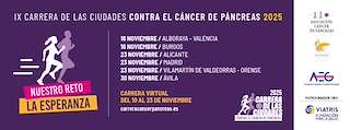 Fechas, información, programa, cartel, imágenes, mapa y ubicación de Carreira e Andaina das Cidades Contra o Cancro de Páncreas (2025) en Vilamartín de Valdeorras