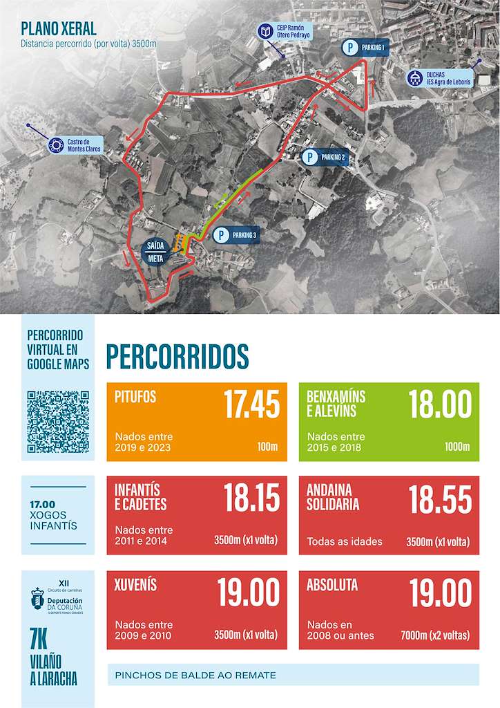 IX Carreira e Andaina Solidaria do Apóstolo (2026) en A Laracha