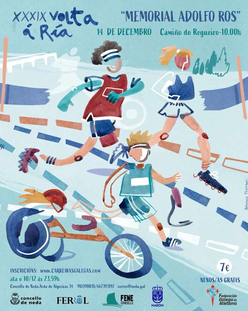 XXXIX Carreira Media Maratón Memorial Adolfo Ros - Volta á Ría  (2025) en Neda