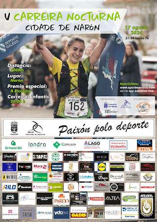 Fechas, información, programa, cartel, imágenes, mapa y ubicación de V Carreira Nocturna Cidade de Narón