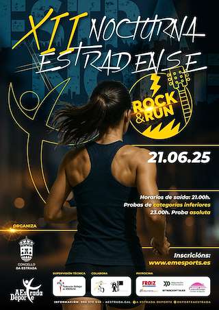 Fechas, información, programa, cartel, imágenes, mapa y ubicación de XII Carreira Nocturna Estradense  en  A Estrada