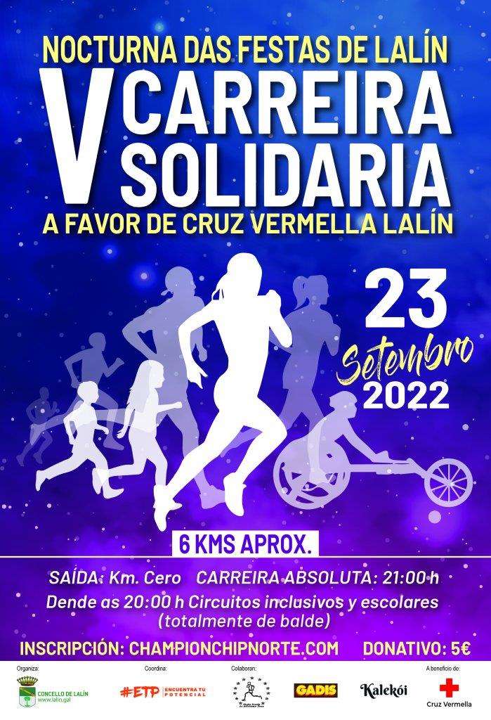 V Carreira Nocturna Solidaria das Festas  en Lalín
