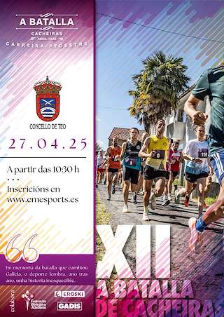 Fechas, información, programa, cartel, imágenes, mapa y ubicación de Carreira Pedestre Batalla de Cacheiras   en  Teo