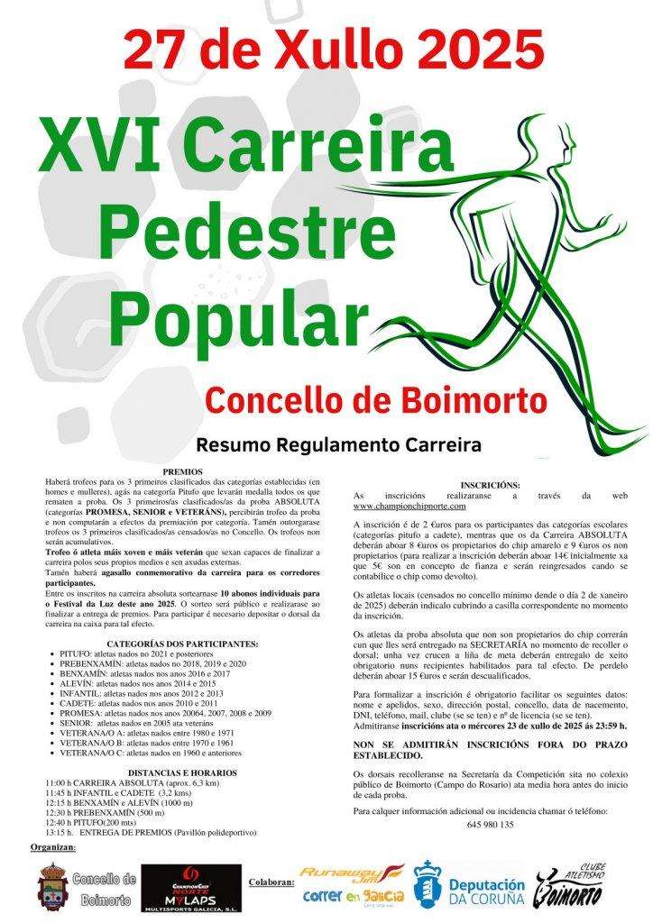 XVi Carreira Pedestre en Boimorto