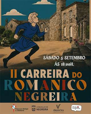 Fechas, información, programa, cartel, imágenes, mapa y ubicación de II Carreira Pedestre do Románico (2026) en Negreira