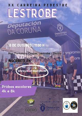 Fechas, información, programa, cartel, imágenes, mapa y ubicación de XX Carreira Pedestre Lestrove (2025)  en  Dodro