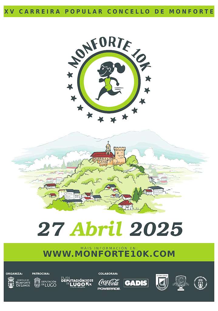 XV Carreira Popular 10k en Monforte de Lemos