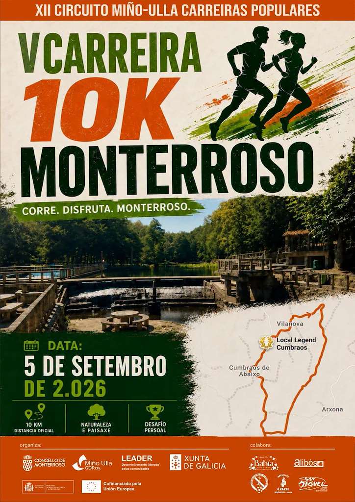 V Carreira Popular 10K (2026) en Monterroso