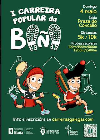 Fechas, información, programa, cartel, imágenes, mapa y ubicación de I Carreira Popular  en  A Baña