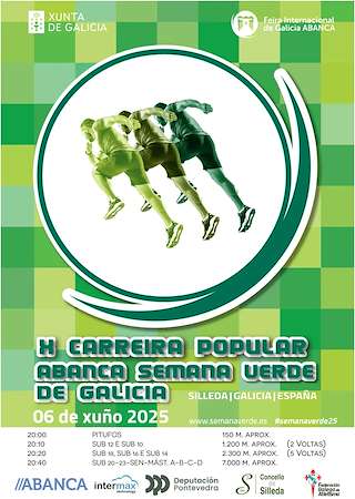 Fechas, información, programa, cartel, imágenes, mapa y ubicación de X Carreira Popular Abanca Semana Verde de Galicia  en  Silleda