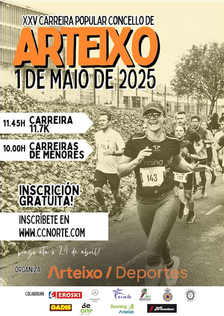 XXV Carreira Popular (2025) en Arteixo