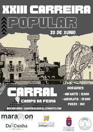 Fechas, información, programa, cartel, imágenes, mapa y ubicación de XXIII Carreira Popular (2026)  en  Carral